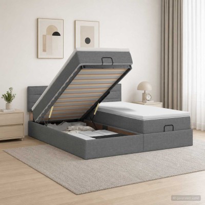 Adjustable bed with...