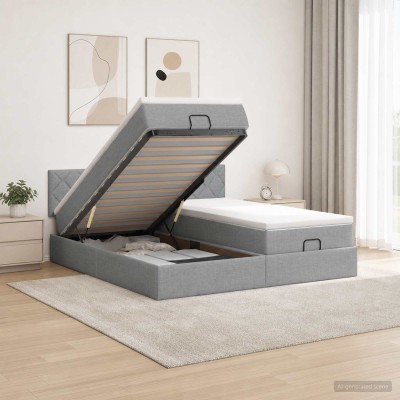 Adjustable bed with...