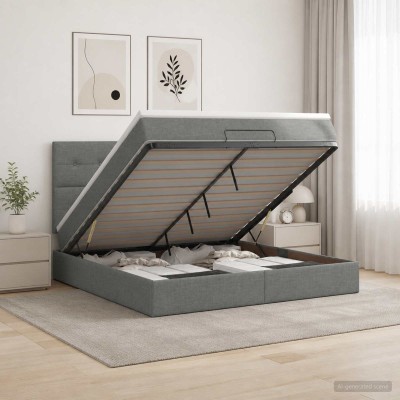 Adjustable bed with...