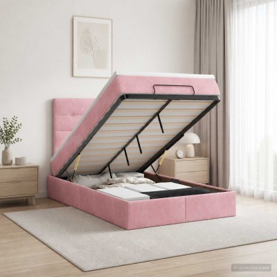 Adjustable bed with...