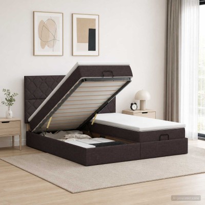 Adjustable bed with...