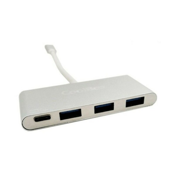 USB šakotuvas C CoolBox COO-HUC3U3PD Aliuminis