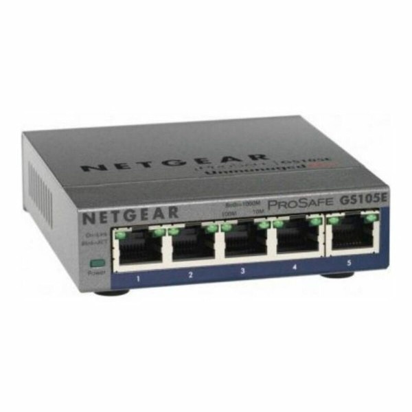 Työpöytäkytkin Netgear GS105E-200PES 5P Gigabit RJ45