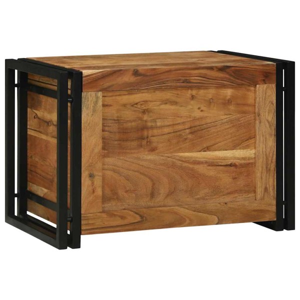 Storage box 60 x 40 x 41 cm Solid acacia wood