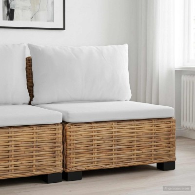 Medium sofa with cushions...