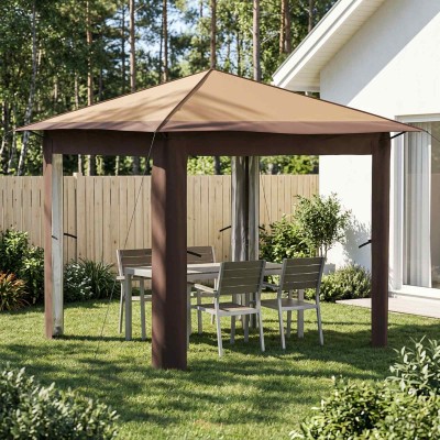 Pavilion without side wall...