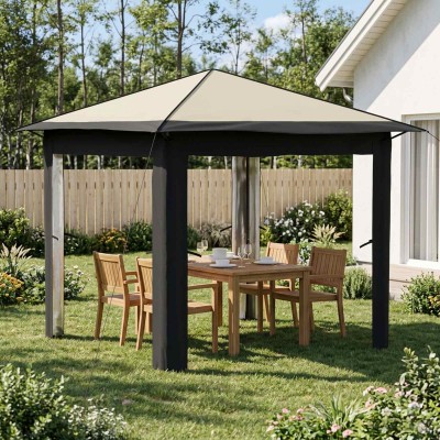 Pavilion without side wall...
