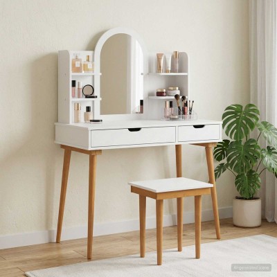 Makeup table FAUSKE White...