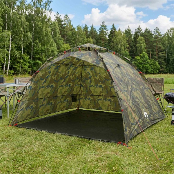 Fishing tent with quick release for 4 people