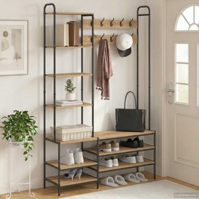 Coat rack with shoe bench...
