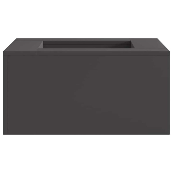 Lawn Black 60 x 60 x 30 cm Steel