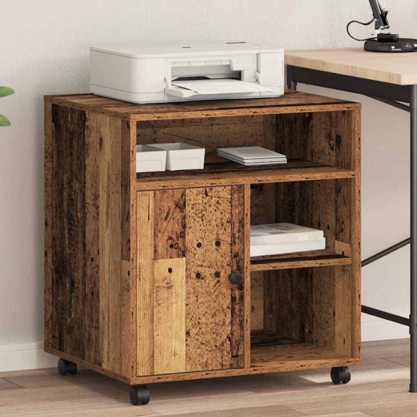 Printer holder with storage Senna Wood 60 x 50 x 67 cm