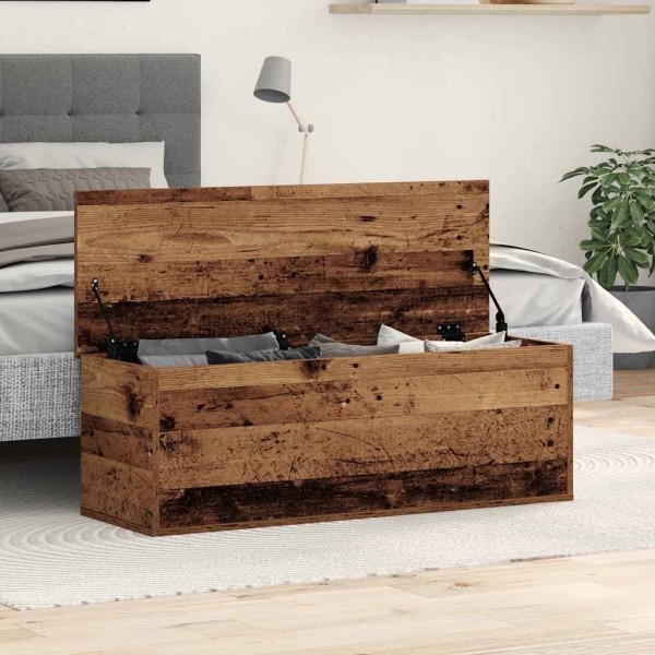 Storage box Ancient wood 102 x 35 x 35 cm