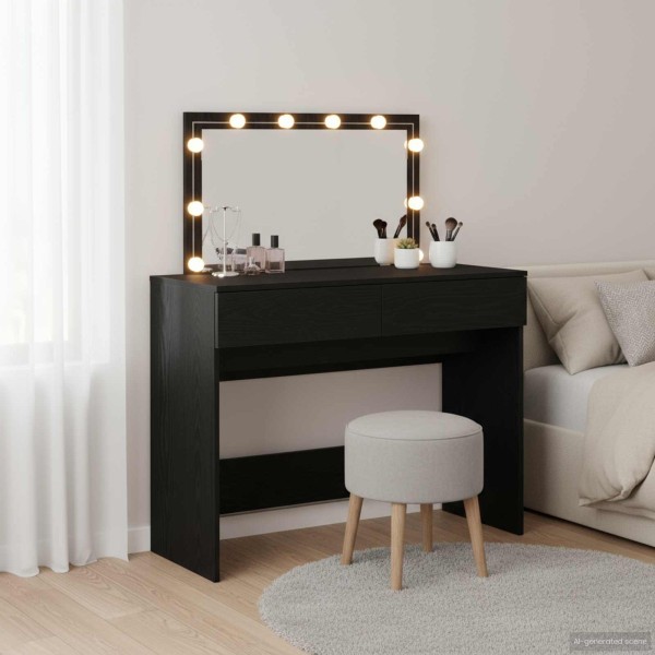Dressing table Black oak 100 x 40 x 120 cm
