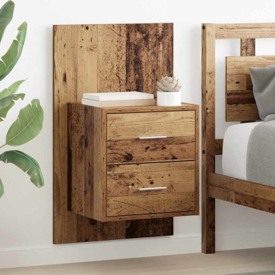 Wall-mounted bedside table...