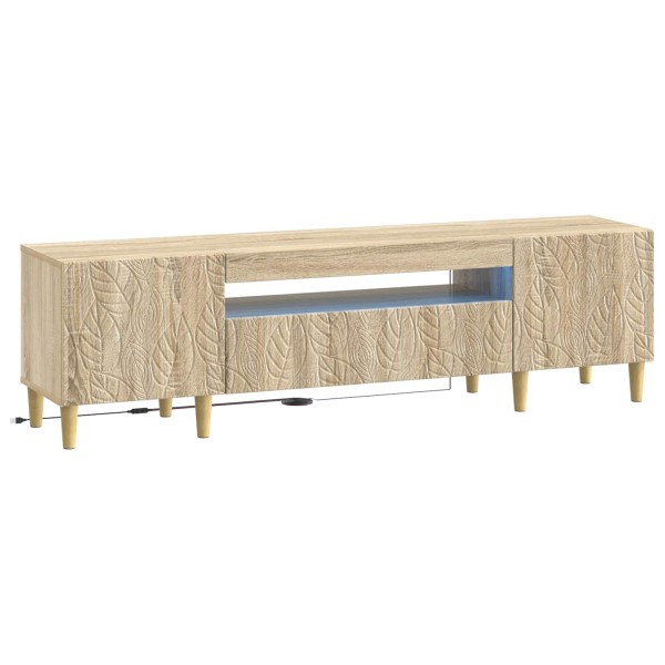 LED TV cabinet Sonoma oak Processed wood