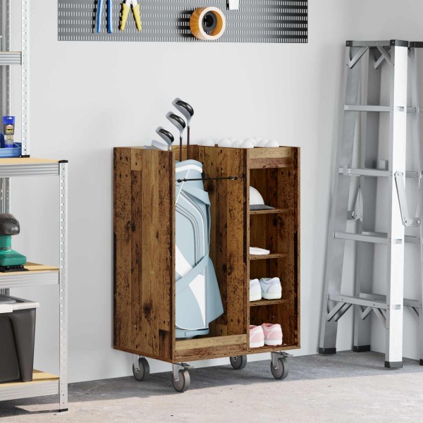 Golf cabinet with circle Simple old tree 65 x 45 x 98 cm