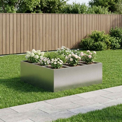 Garden pot Silver 100 x 100...