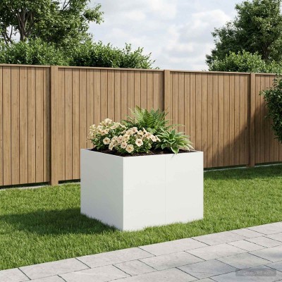 Garden pot White 80 x 80 x...