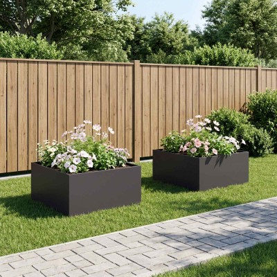 Garden pot 2 pcs. Black 80...