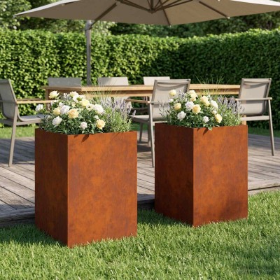 Garden pot 2 pcs. Rusting...