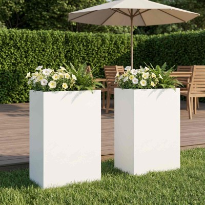 Garden pot 2 pcs. White 50...