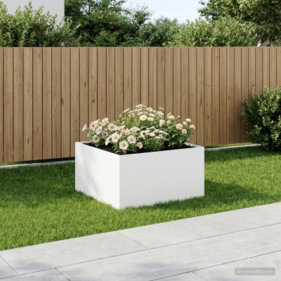Garden pot White 100 x 100...