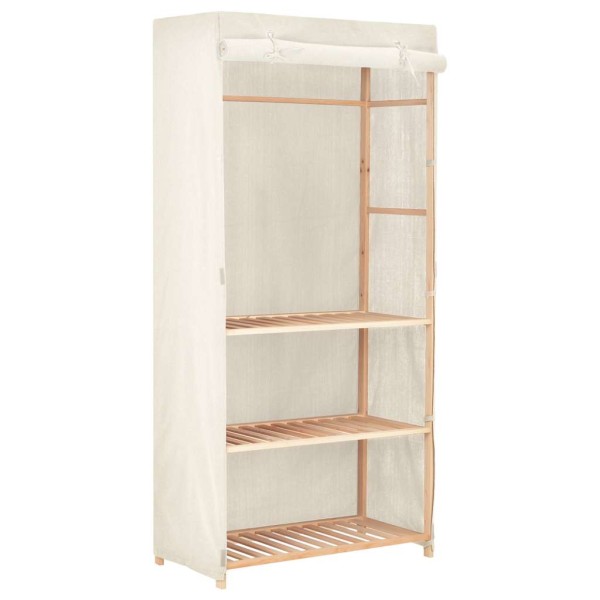 Wardrobe, 3 shelves, 79x40x170cm