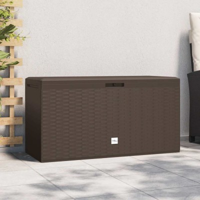 Garden storage box, brown,...