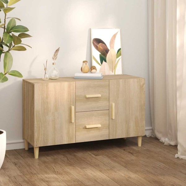 Šoninė spintelė, sonoma ąžuolo, 100x36x60cm, apdirbta mediena