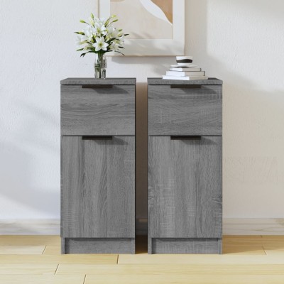 Side cabinets, 2 pcs., gray...