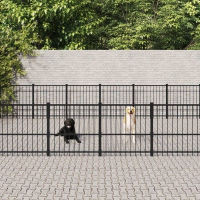 Outdoor aviary for dogs,...