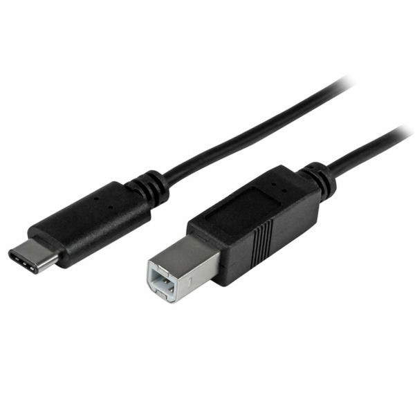 USB C to USB B Cable Startech USB2CB2M (2 m) Black