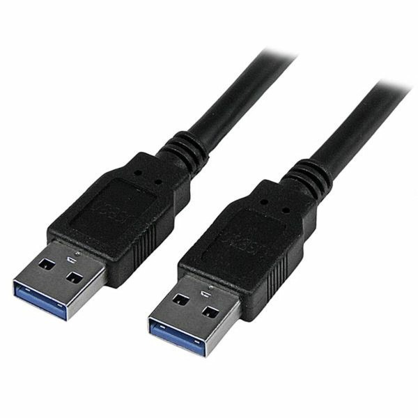 USB-kaabel 3.0 Startech USB3SAA3MBK 3 m Must