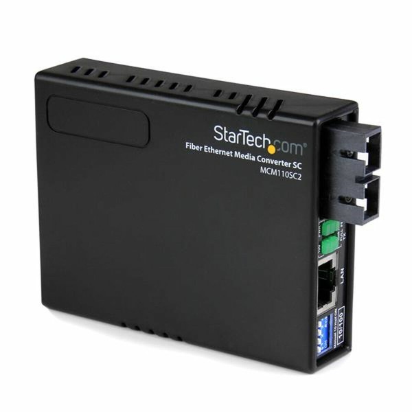 Конвертер от RJ45 до волоконной оптики Startech MCM110SC2EU
