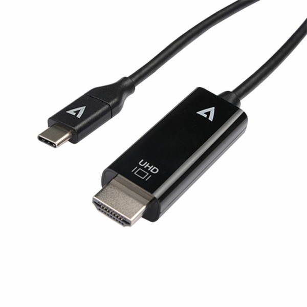 USB-C uz HDMI Adapteris V7 V7UCHDMI-1M Melns 1 m