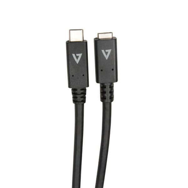 USB-C-Kaapeli V7 9743695000 Musta 2 m