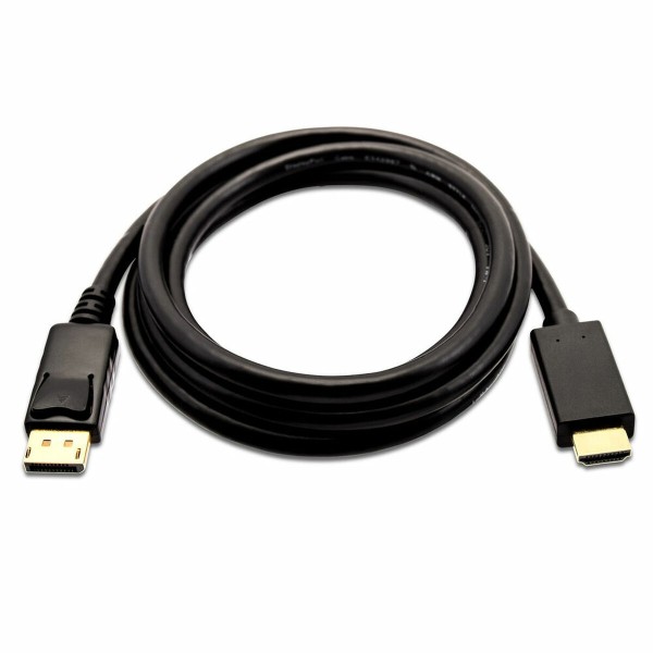 DisplayPort-HDMI Kaabel V7 V7DP2HD-02M-BLK-1E Must 2 m