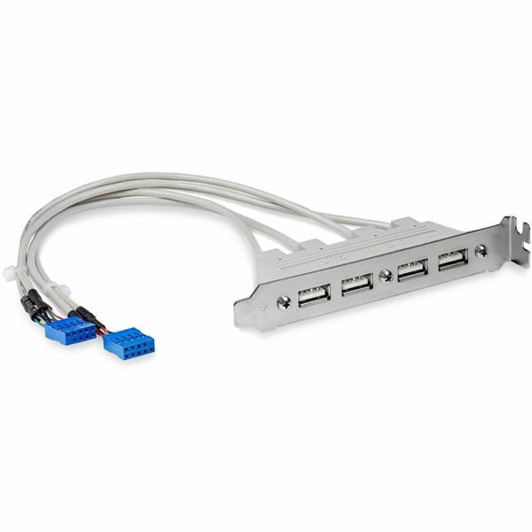 Kaapeli Micro USB Startech USBPLATE4 IDC USB