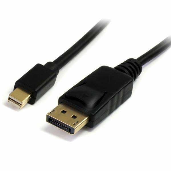 Кабель DisplayPort Mini на DisplayPort Startech MDP2DPMM1M 1 m 4K Ultra HD Чёрный