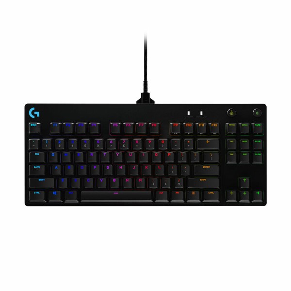 Klaviatūra Logitech 920-010593 Melns RGB LED Spāņu Qwerty Spāņu