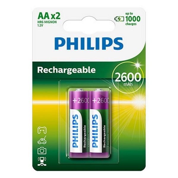 Atkārtoti Uzlādējamas Baterijas Philips R6B2A260/10 1,2 V