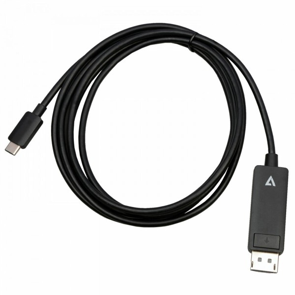 Адаптер USB-C—DisplayPort V7 V7USBCDP14-2M Чёрный 2 m 8K Ultra HD