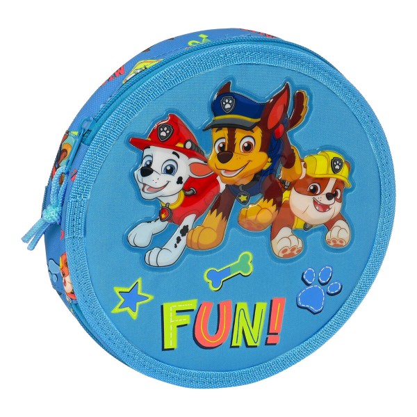 Kynäkotelo The Paw Patrol Friendship Pyöreä Sininen (18 Kappaletta)