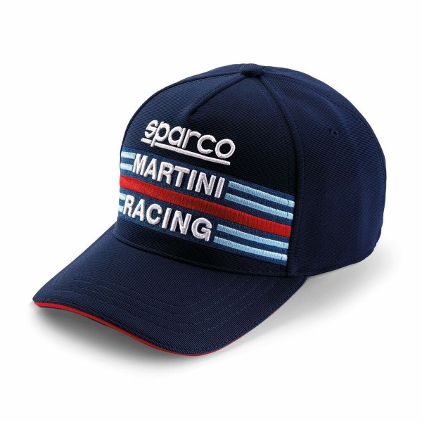 Cepure Sparco Martini Racing Zils Sarkans