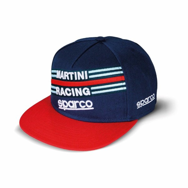 Cepure Sparco Martini Racing Zils Sarkans