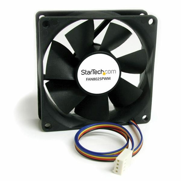 Kārbas ventilators Startech FAN8025PWM 2500 rpm Ø 8 cm