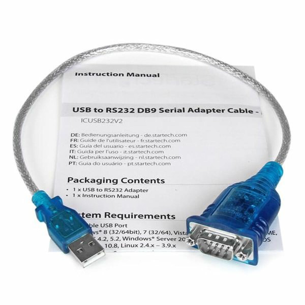 USB – RS232 adapteris Startech ICUSB232V2 Pilka