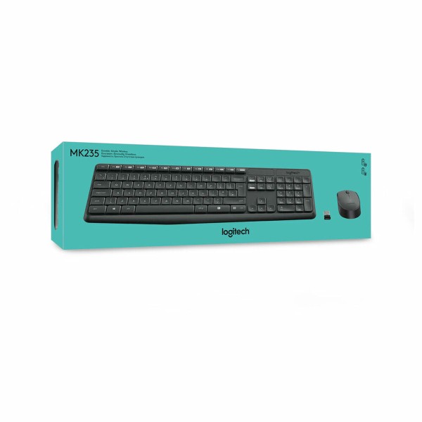 Klaviatūra un Bezvadu Pele Logitech MK235