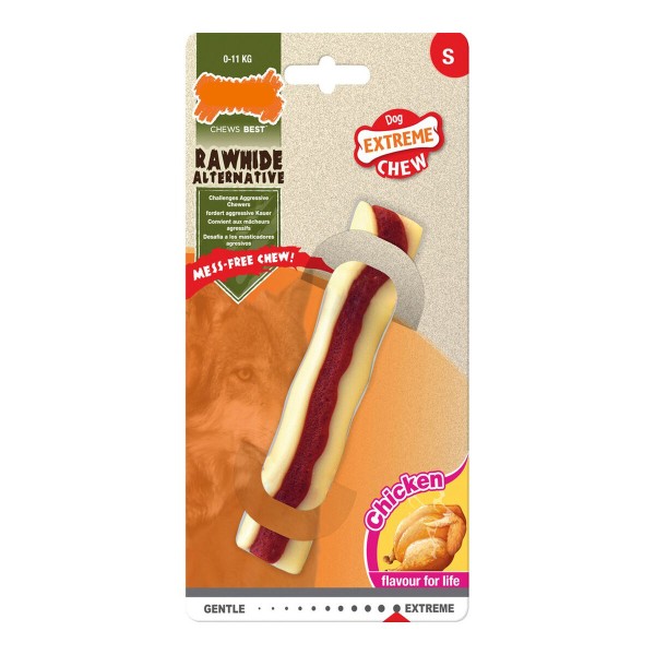 Košļājamā rotaļlieta suņiem Nylabone Extreme Chew Roll	Rawhide S Izmērs Cālis Neilons